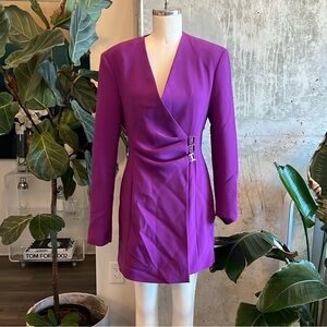 The Attico Blazer Dress Violet